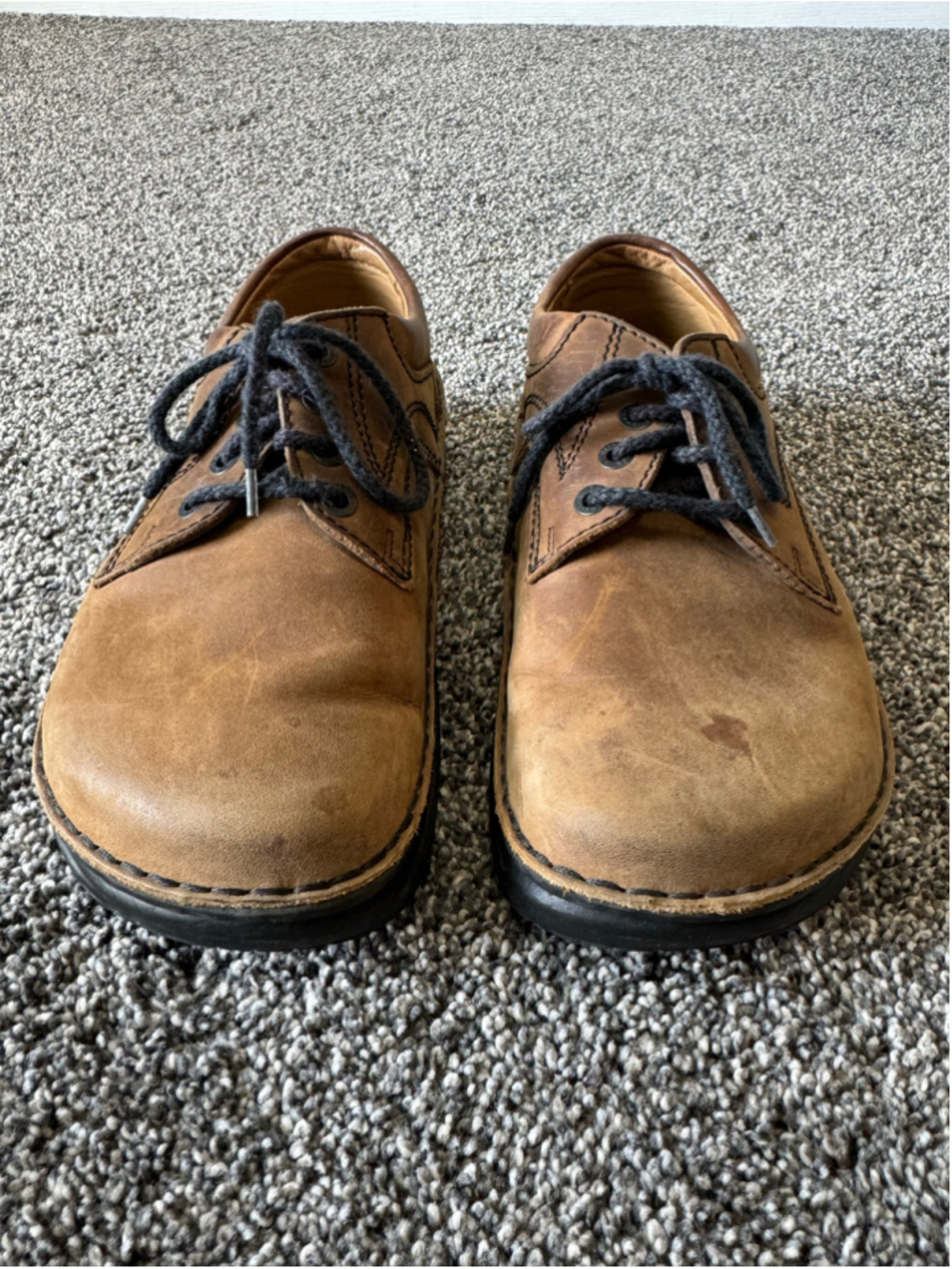 BIRKENSTOCK Memphis Oxford Brown Suede Shoes EU 39 Women 8.5 Mens 6.5 - Picture 3 of 11